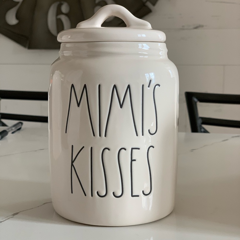 Rae Dunn Baby MIMI’S KISSES Canister